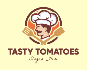 Chef Restaurant Spatula logo design