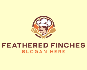 Chef Restaurant Spatula logo design