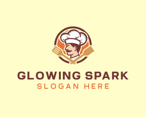 Chef Restaurant Spatula logo design