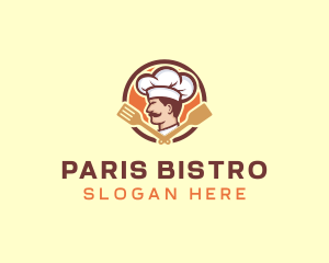 Chef Restaurant Spatula logo design