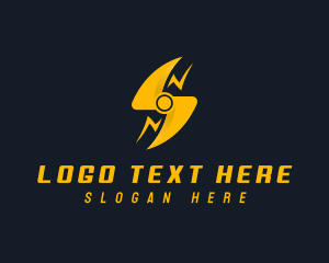 Tech Energy Bolt logo design