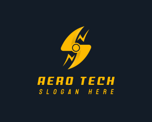 Tech Energy Bolt logo design