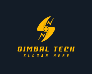 Tech Energy Bolt logo design