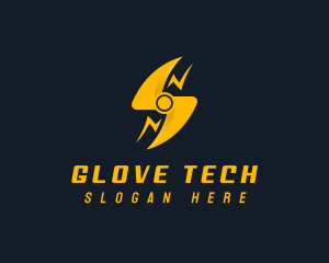 Tech Energy Bolt logo design