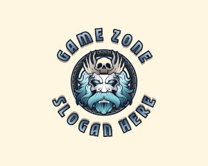 Hades Skull God logo design