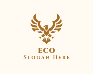 Luxury - Gold Premium Eagle logo design