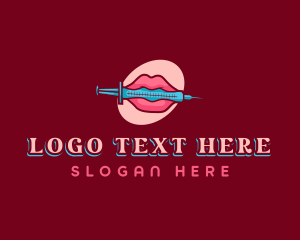 Doctor - Lip Syringe Cosmetics logo design