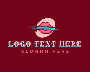 Surgeon - Lip Syringe Cosmetics logo design