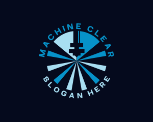 Laser Cutting Machine  logo design