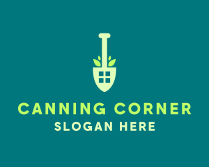 Home Gardening Shovel logo design