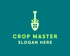 Home Gardening Shovel logo design