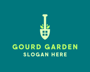 Home Gardening Shovel logo design