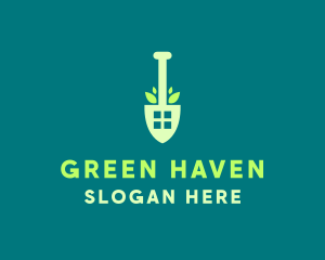Garden - Home Gardening Shovel logo design