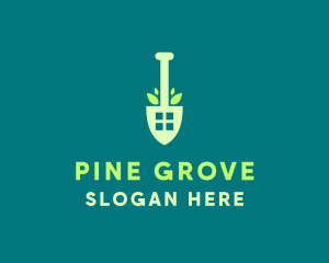 Home Gardening Shovel logo design