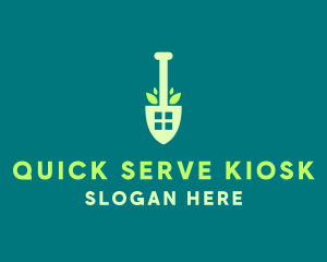 Home Gardening Shovel logo design