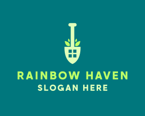 Home Gardening Shovel logo design