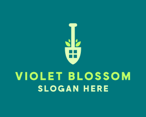 Home Gardening Shovel logo design