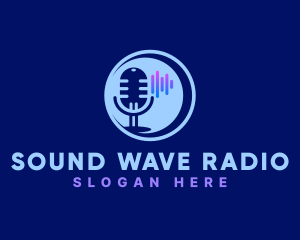 Radio Station - Radio Music Microphone logo design