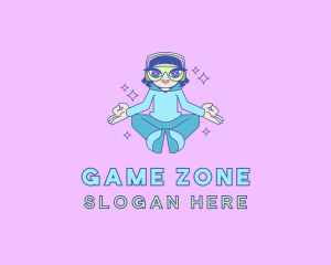 Cyber Gamer Girl logo design