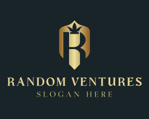 Luxury Shield Crown logo design