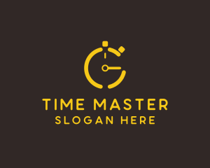 Training Stopwatch Timer logo design