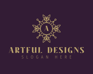 Luxury Floral Mandala logo design