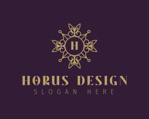 Luxury Floral Mandala logo design