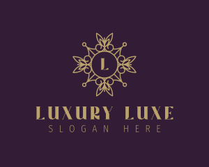 Luxury Floral Mandala logo design