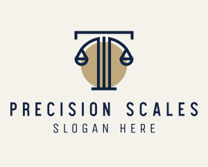 Scales - Column Scales Letter T logo design