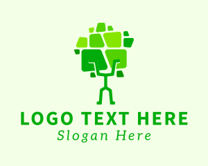 Tree - Green Arborist Tree logo design