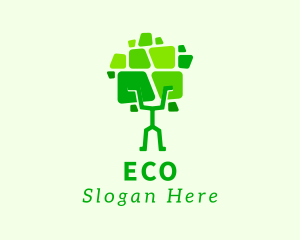 Green Arborist Tree Logo