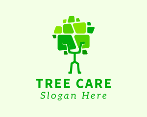 Arborist - Green Arborist Tree logo design