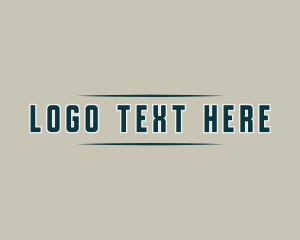 Text - Industrial Modern Business logo design