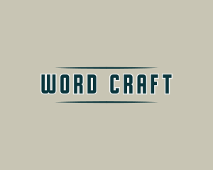 Word - Industrial Modern Business logo design