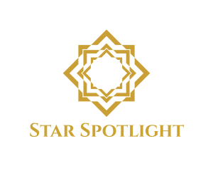 Golden Tile Star logo design