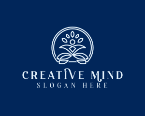 Mindfulness Yoga Wellness logo design