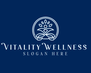 Mindfulness Yoga Wellness logo design