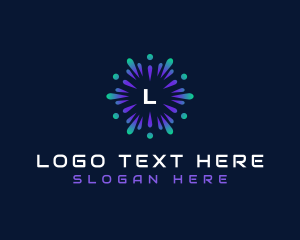 Technology Artificial Intelligence App logo design