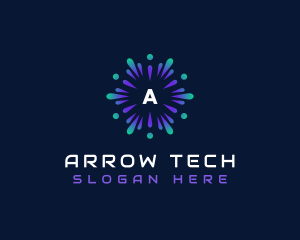 Technology Artificial Intelligence App logo design