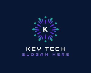 Technology Artificial Intelligence App logo design