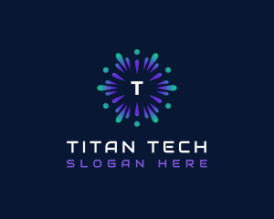 Technology Artificial Intelligence App logo design