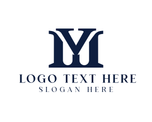 Initialism - Consultant Business Letter MY logo design