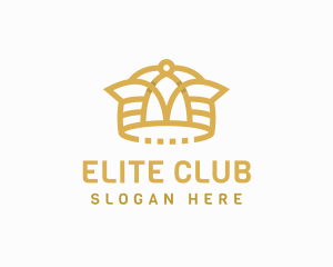 Membership - Premium Gold Crown logo design