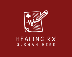 Prescription - Writing Medical Prescription logo design