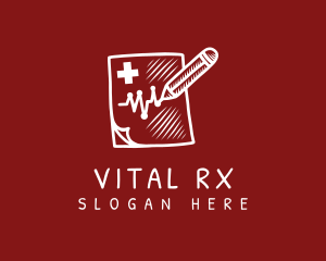Prescription - Writing Medical Prescription logo design