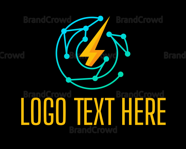 Thunder Bolt Circuit Logo