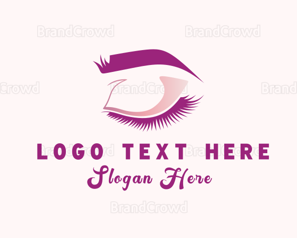 Beauty Eyelash Cosmetology Logo