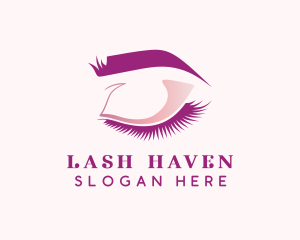 Beauty Eyelash Cosmetology logo design