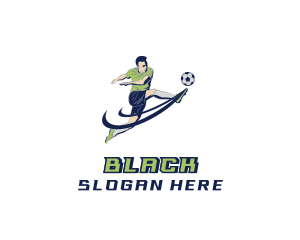 Football Sports Athlete Logo
