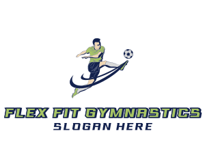Athlete - Football Sports Athlete logo design
